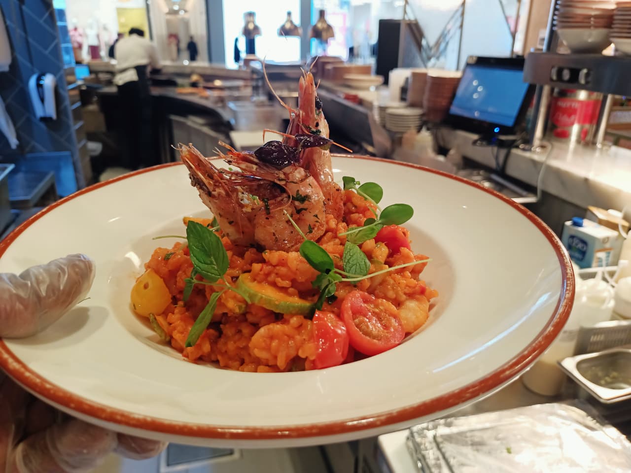 Prawns Risotto